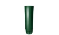 Труба соед круглая 1м GL PU 125/90 мм метал (RAL 6005)