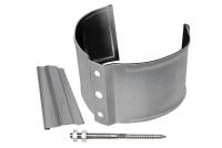 Кронштейн трубы на кирпич GL PE 125/90 мм металлич (Zn)