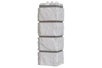 Фасадный угол Grand Line Колотый камень Design (Молочный шов RAL 7006)