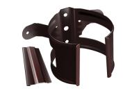 Кронштейн трубы на дерево GL PU 125/90 мм металли (RAL 8017)