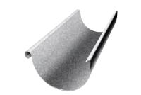 Желоб полукруглый GL PЕ 150/100 мм 3м металлически (Zn)