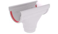 Воронка желоба GL Дизайн 135/90 мм ПВХ (Белый)