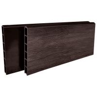 Грядочная доска, цвет Венге, 225х30х3000 мм 3d NEW